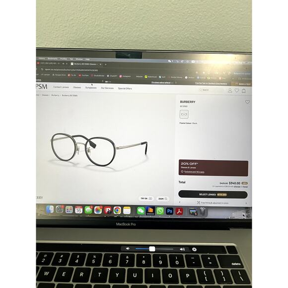 Burberry Round Frame Glasses w/ Original Packaging - Picture 10 of 10